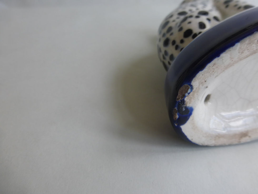 Thumbnail: Pair 19thc. Staffordshire Dalmations c.1850 - Ref # 4809