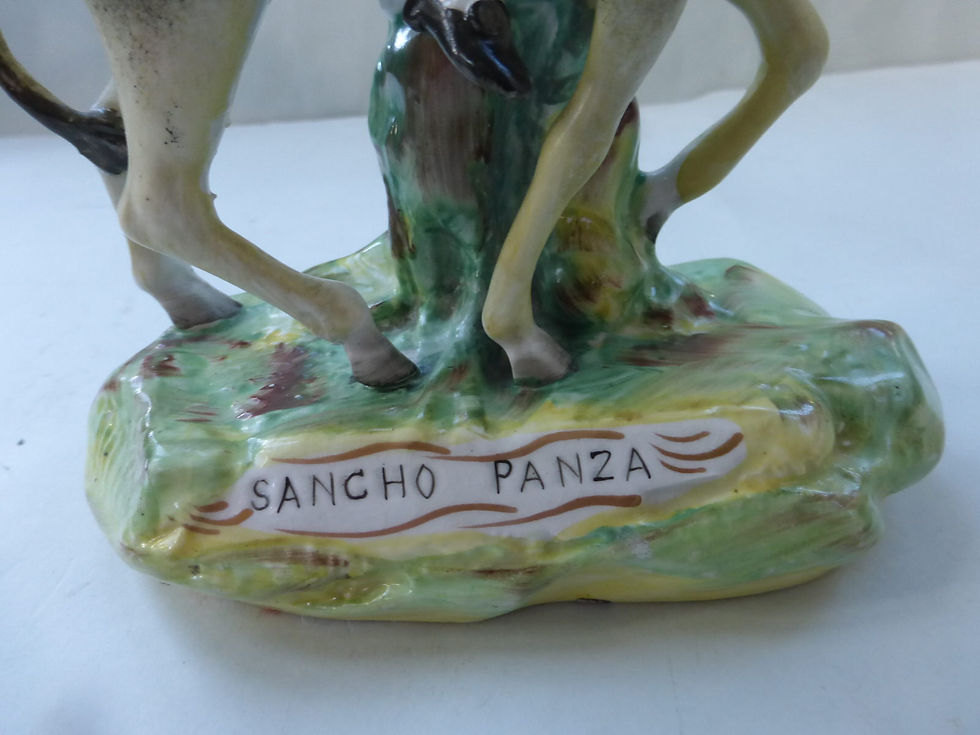 Thumbnail: 19thc.STAFFORDSHIRE SANCHO PANZA - Ref. 3699
