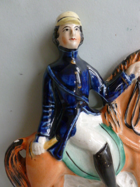 Thumbnail: 19THC. STAFFORDSHIRE FIGURE OF HUNTSMAN