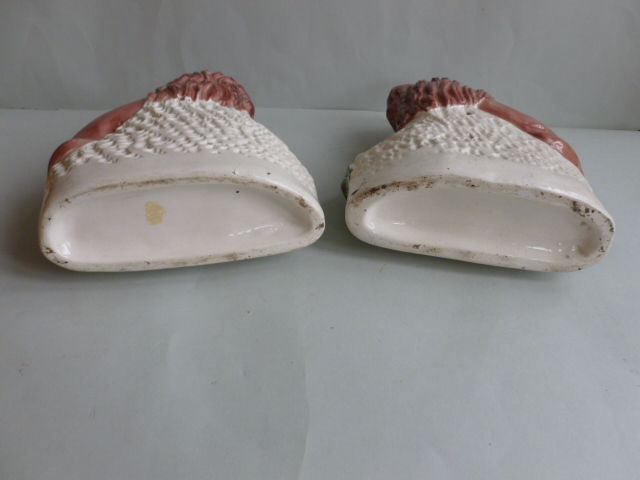 Thumbnail: PAIR 19THC. STAFFORDSHIRE NAPOLEON III WITH LION
