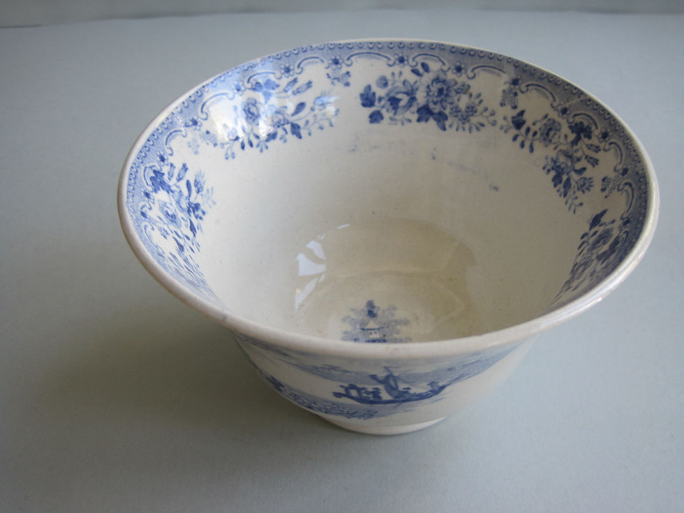 Thumbnail: EARLY 19THC STAFFORDSHIRE BLUE AND WHITE NURSERY WARE