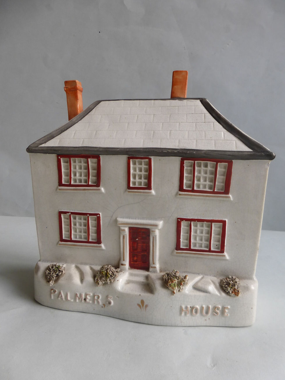 Rare 19thc. Staffordshire House titled PALMERS HOUSE - Ref # 4755