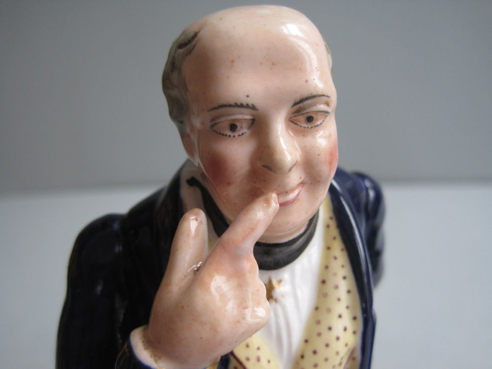 Thumbnail: 19THC STAFFORDSHIRE PAIR DUDSON PICKWICK & WELLER