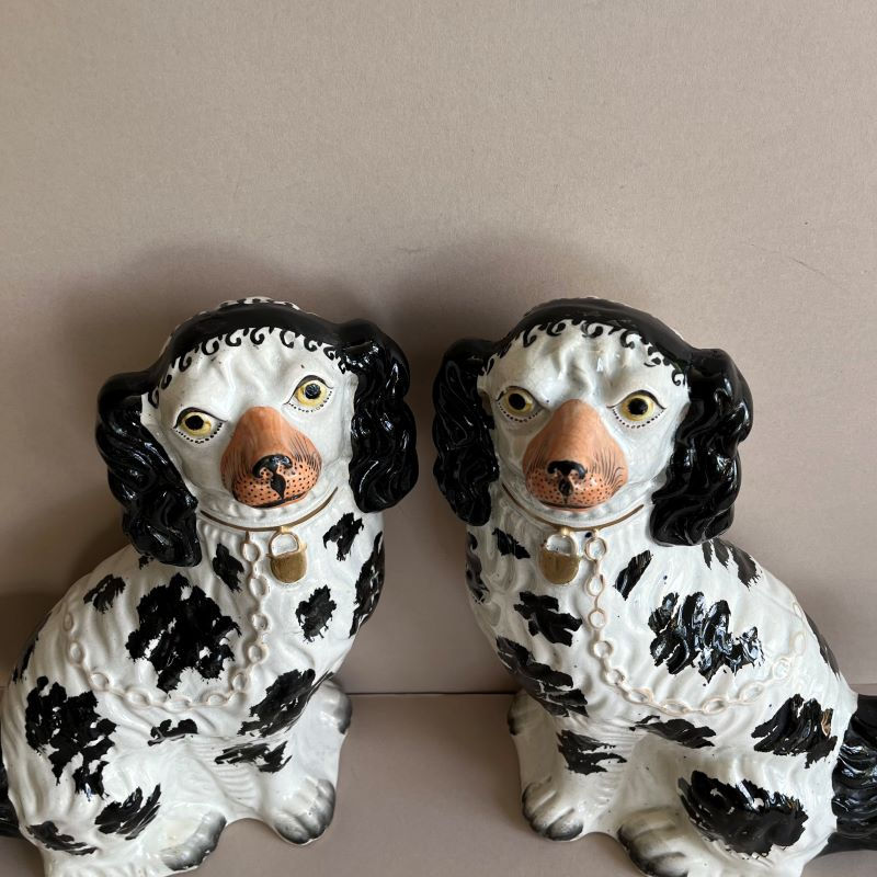 Thumbnail: Rare Pair 19thc. Disraeli Dogs Size 1 Ref # 5016
