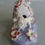 Thumbnail: 19thc. Porcellanous Staffordshire Toy Poodle on Lavender Base Ref # 4249