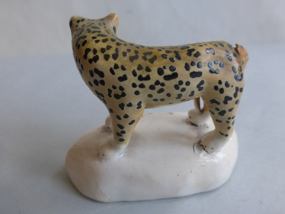 Thumbnail: 19thc. Staffordshire Porcellanous Leopardess c.1840 Ref # 4381