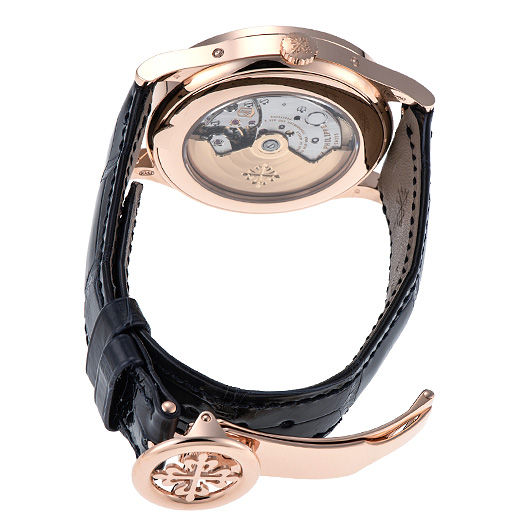 Thumbnail: PATEK PHILIPPE 5396R-015 Annual Calendar Rose Gold Automatic Blue Dial