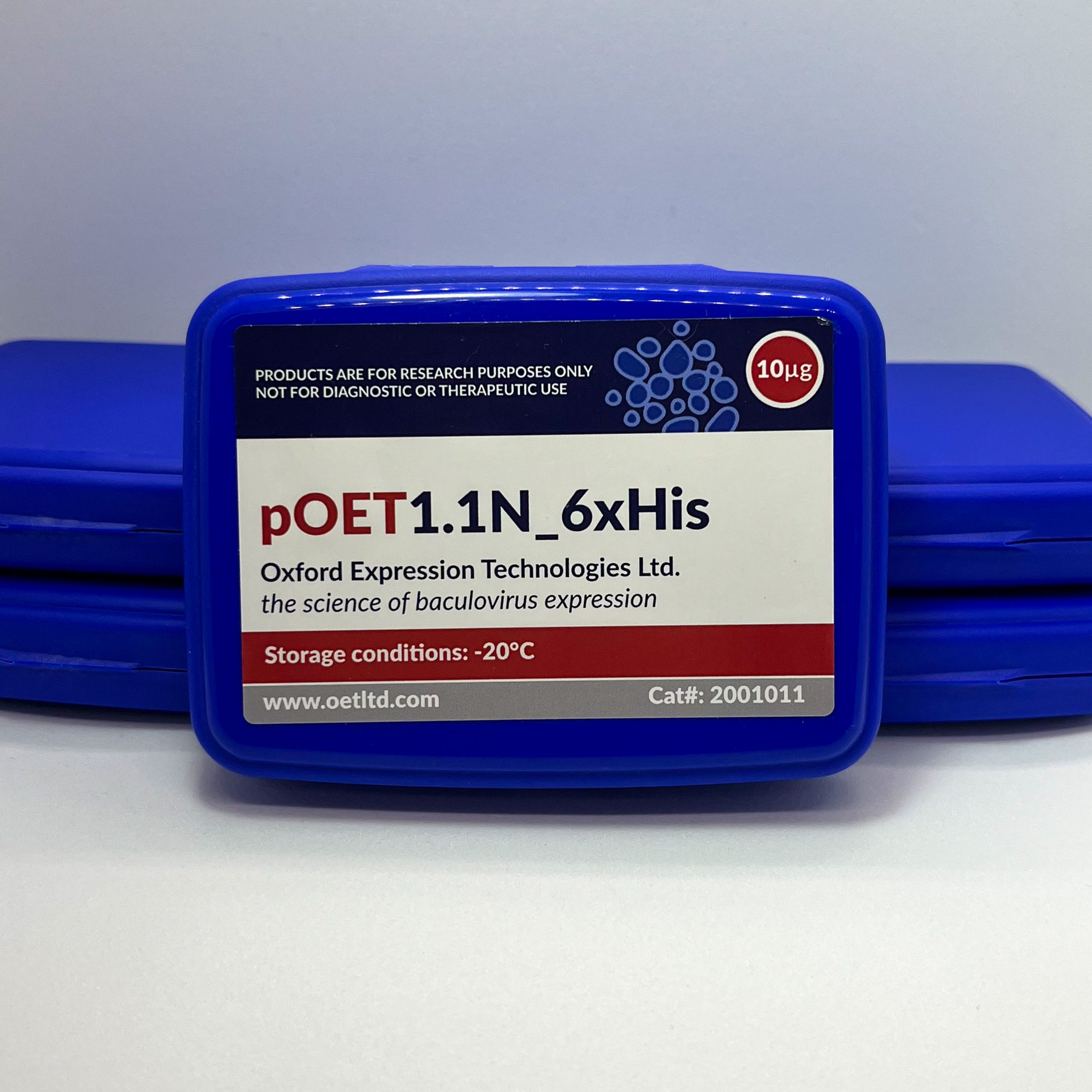 pOET1.1N 6xHis Transfer Plasmid