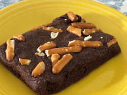 Brownies with Pretzels