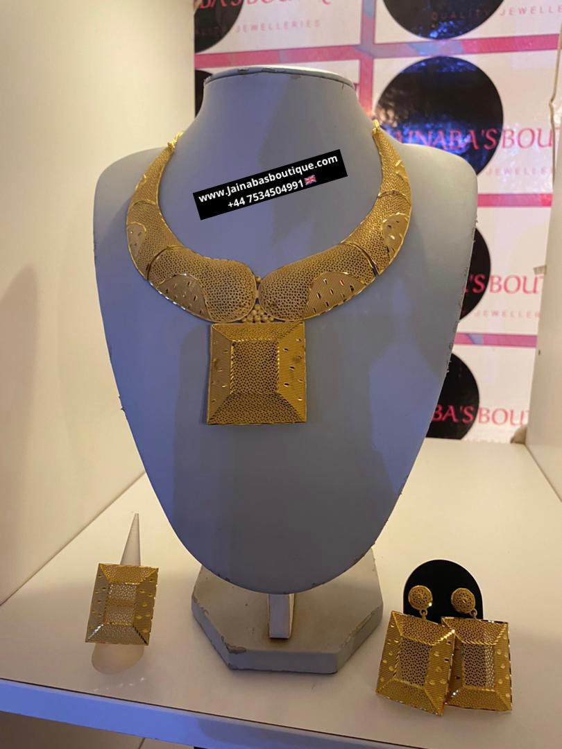 Thumbnail: Gold Plated Necklace set
