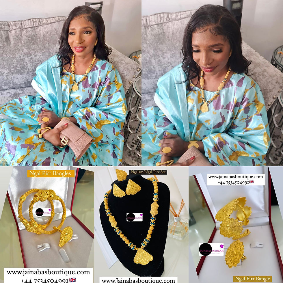 Miniature : Beaded Ngalam/Ngal Pirr Necklace Set only
