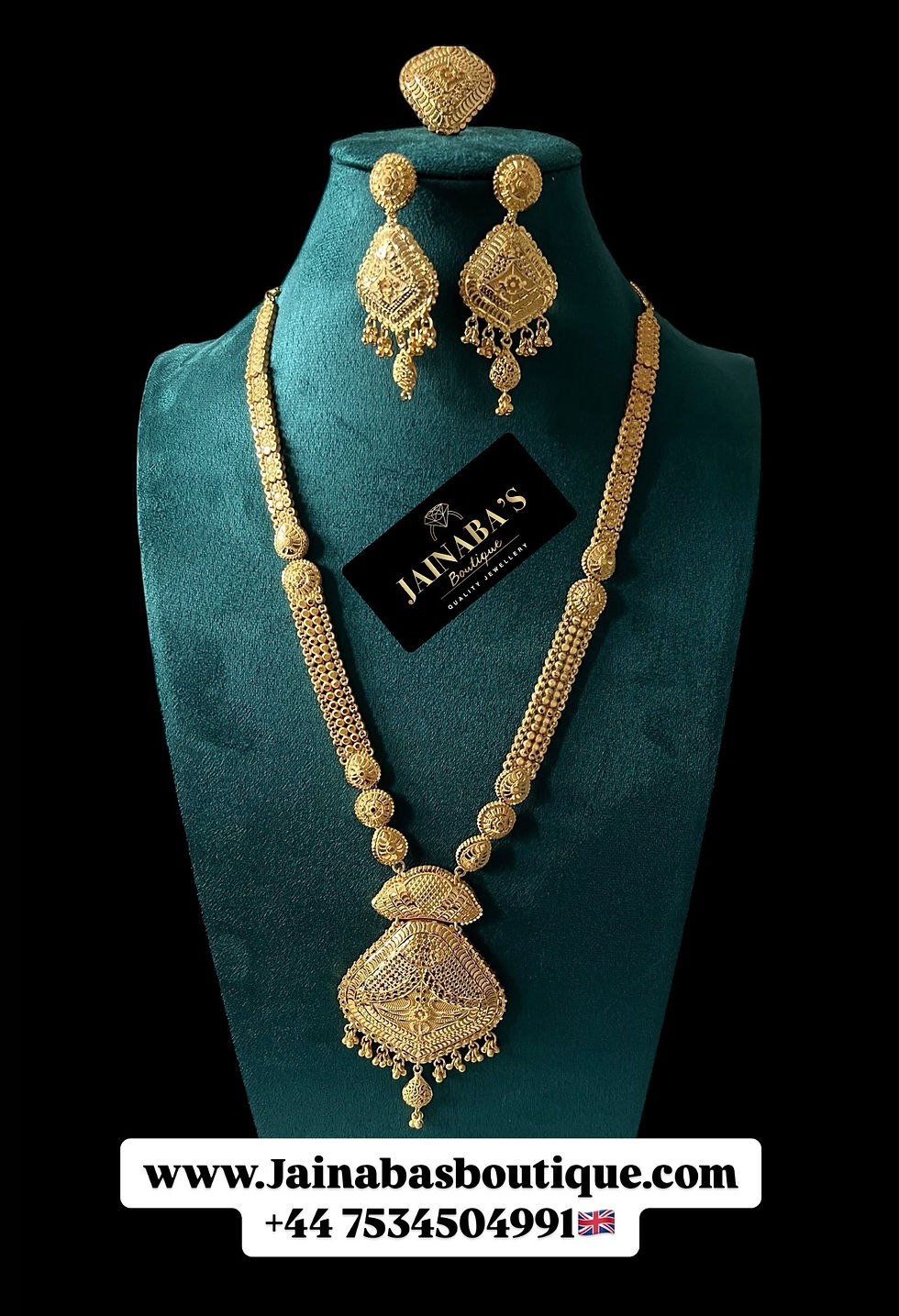 Pikkukuva: Real Gold Plated Long Replica Necklace set