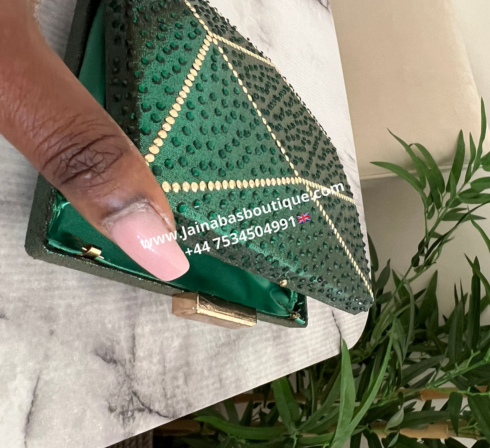 Thumbnail: Blue Rhinestones Clutch Bag
