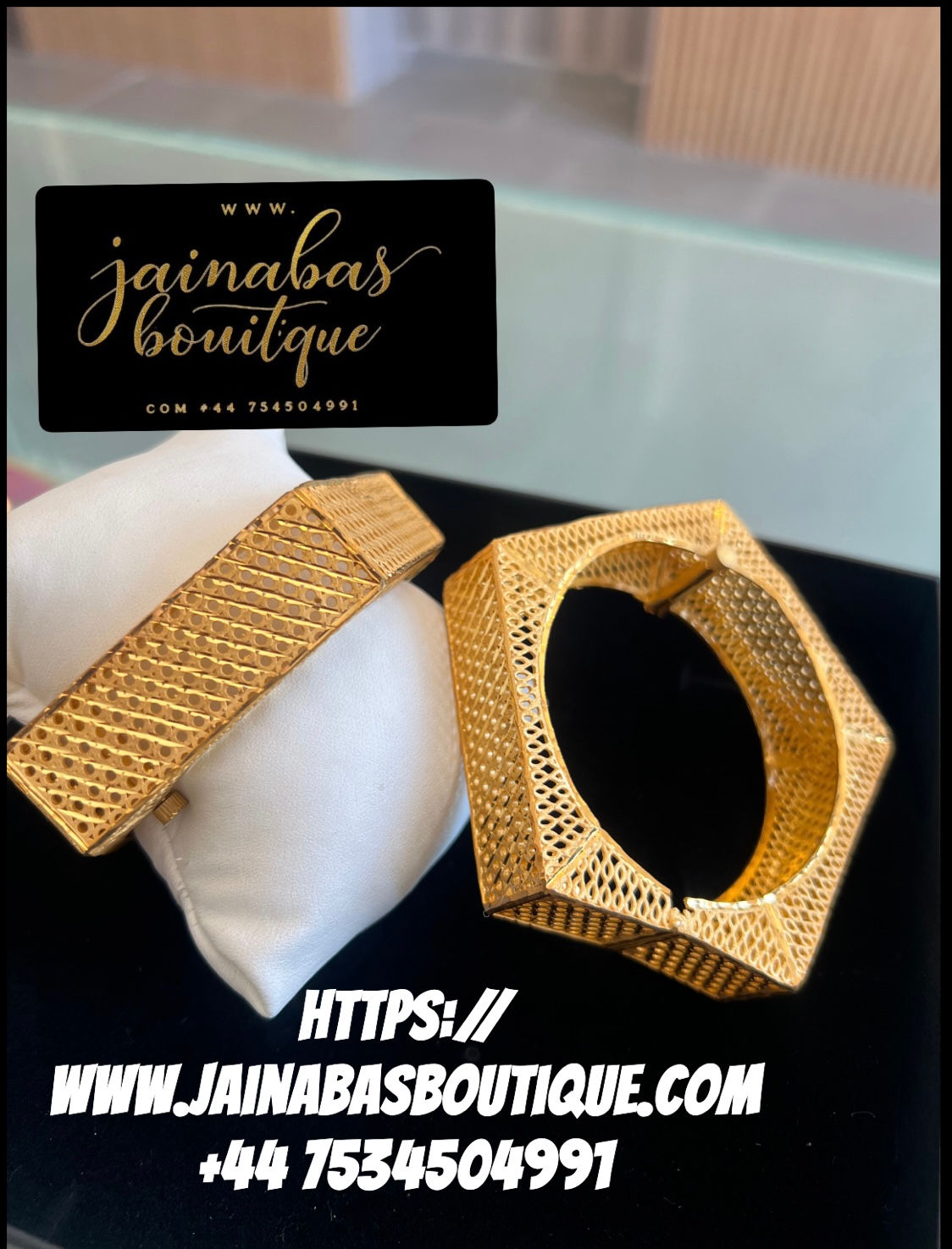 Gold Plated Single Bangles
