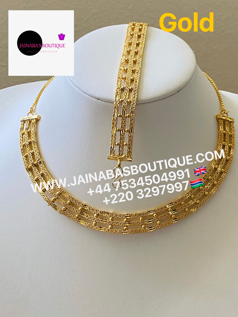 Miniaturbild: Gold Necklace Set