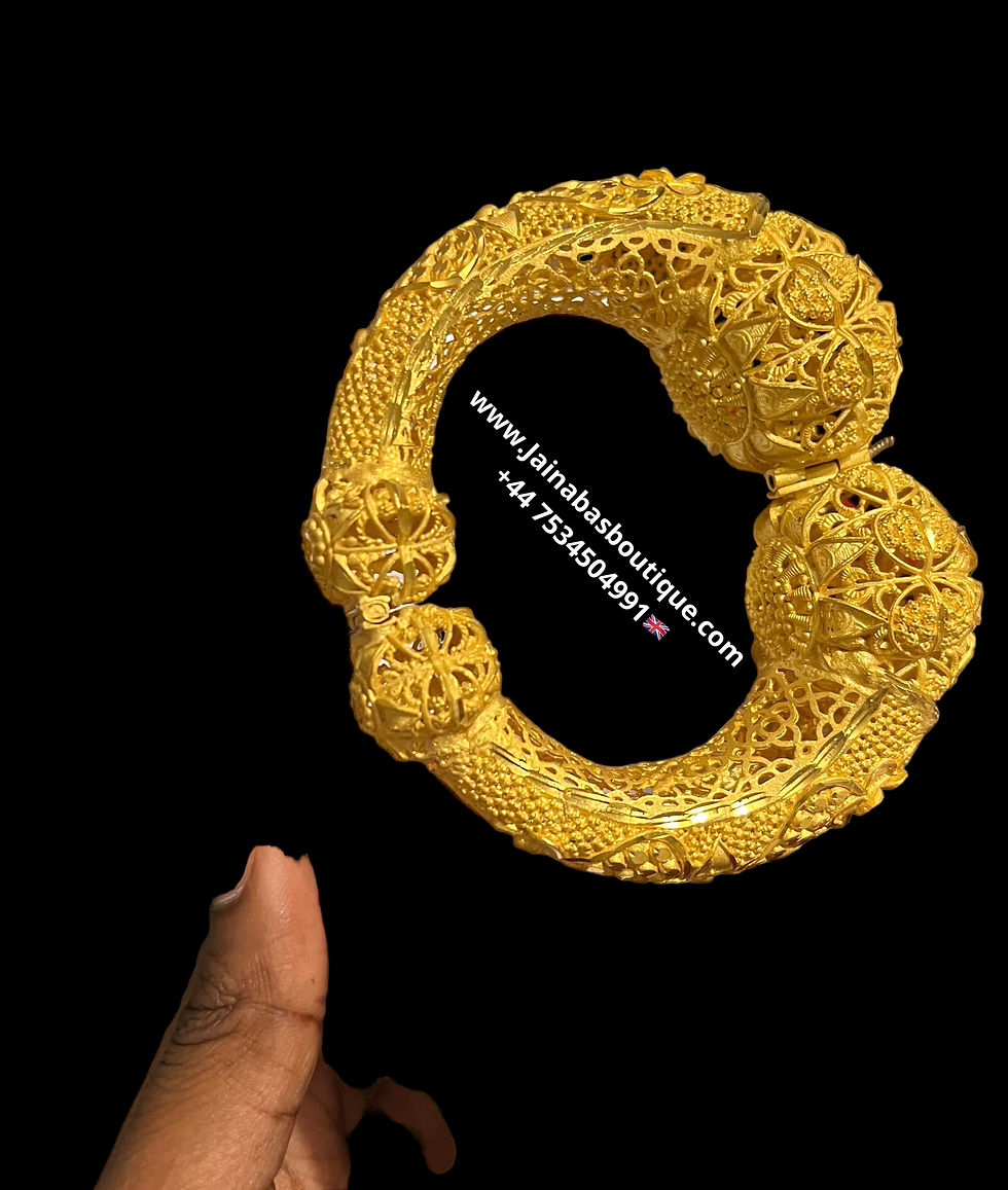 Thumbnail: Chunky Gold Plated Bangle