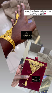 Pikkukuva: 22Carat Gold Bracelet Ring Chain