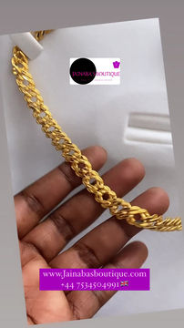 Miniature : Gold Plated Necklace Set