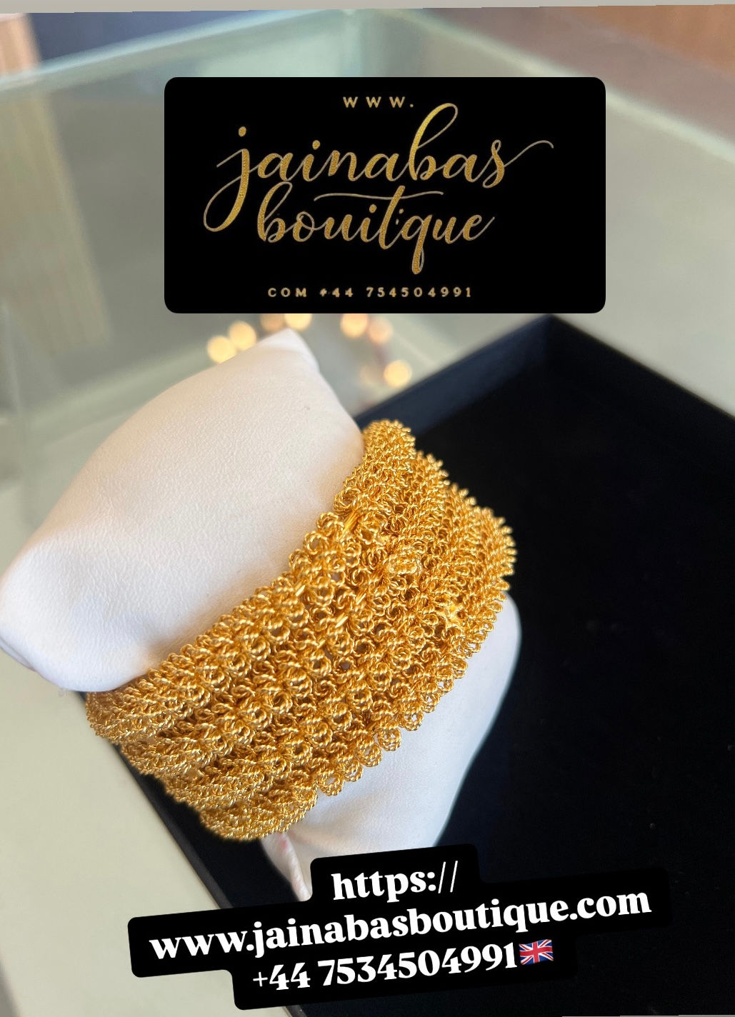 4 in 1 Gold Plated Bangle 