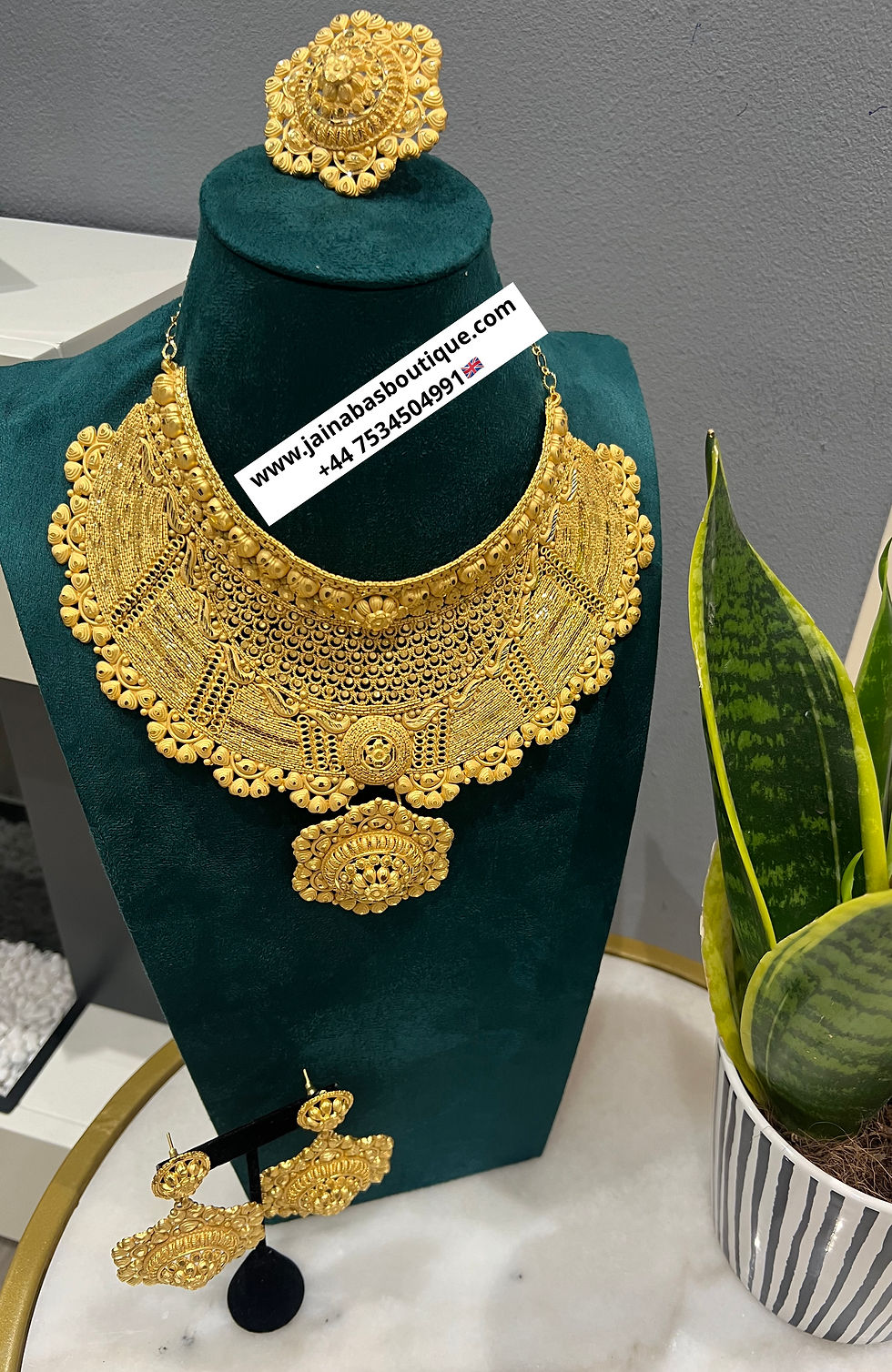 Miniatura: Gold Plated Large Choker Set