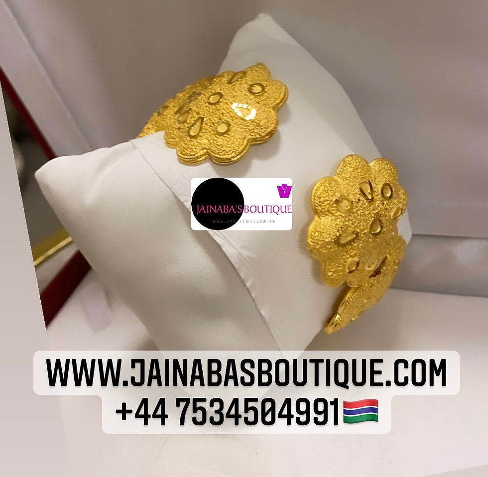 Thumbnail: Gold Plated Bangle - Pair