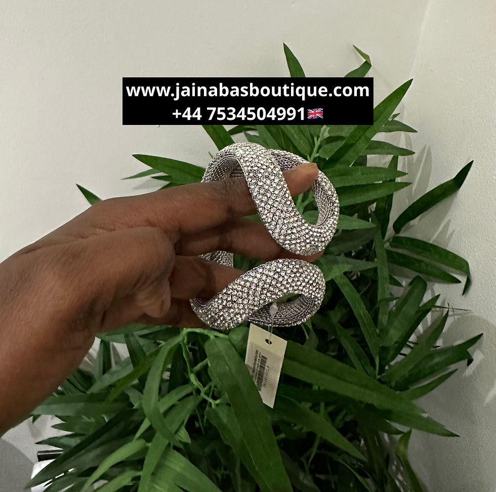 Thumbnail: Stone Pave Hinged Evening Bangle Bracelet 