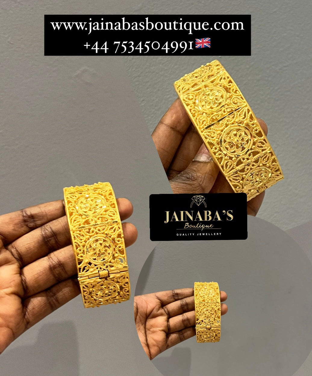 Gold Plated Chunky Bangle