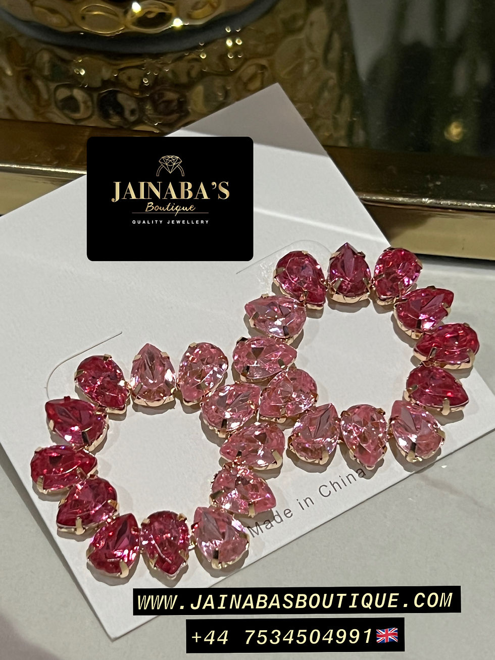 Pikkukuva: Small Rhinestone Studs Earrings