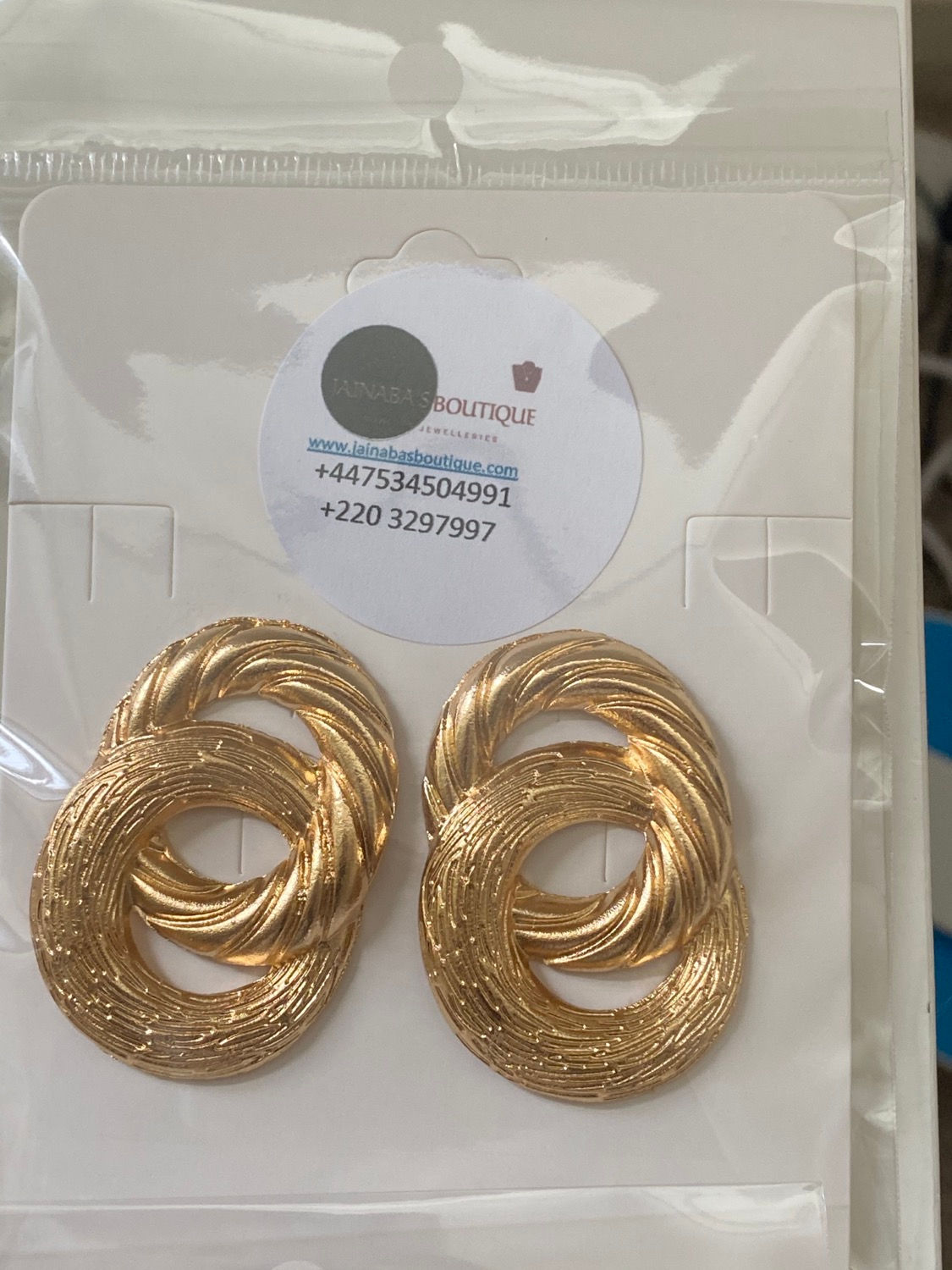 Metal Studs Earrings