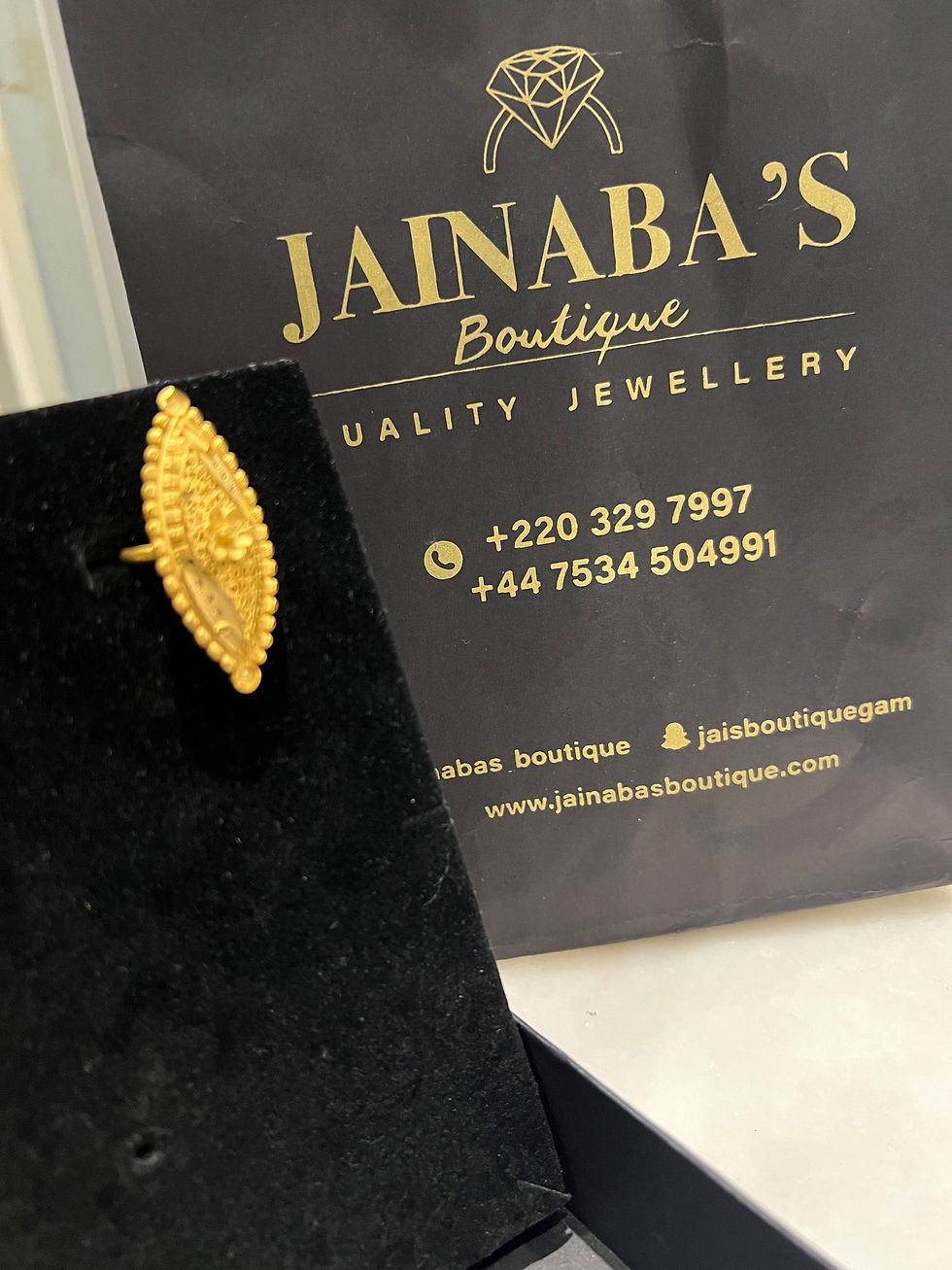 Miniatyrbild: Gold Plated Finger Ring