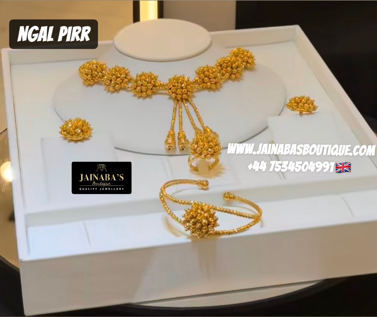 Ngalam/Ngal Pirr set Flower set with Bangle