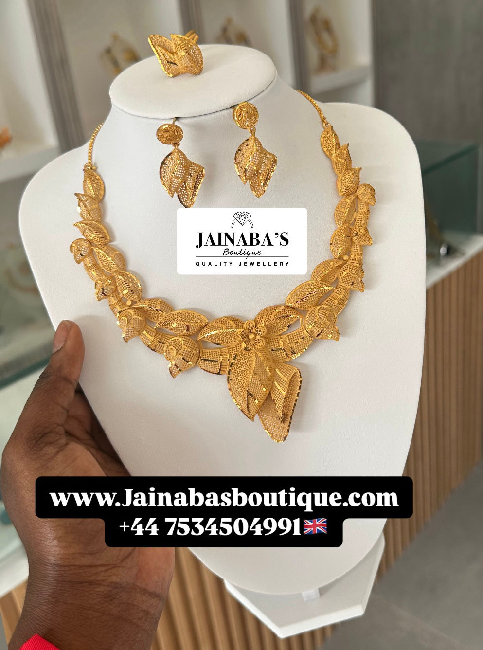 Gold Plated Necklace set