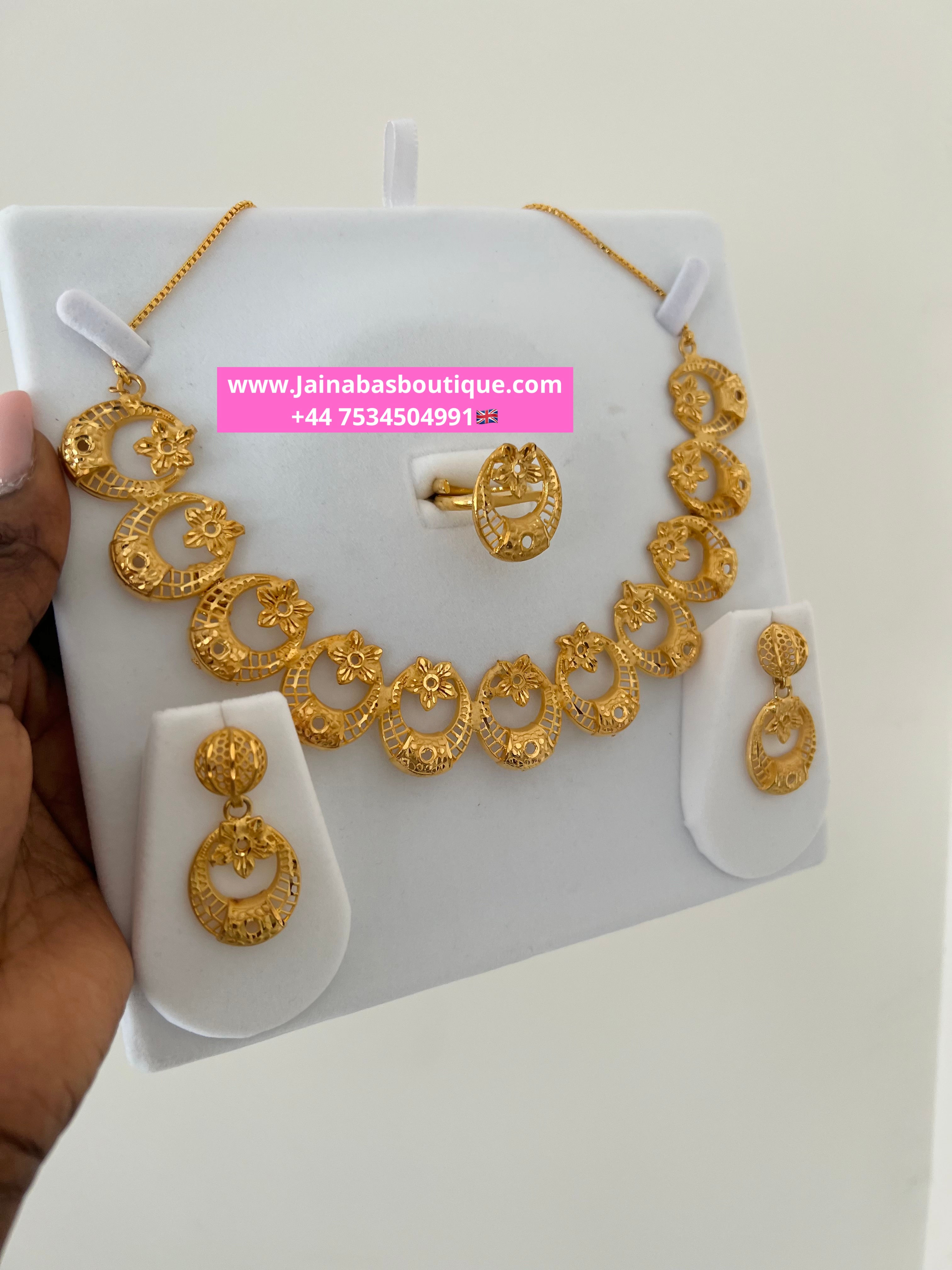 Gold Plated Necklace set
