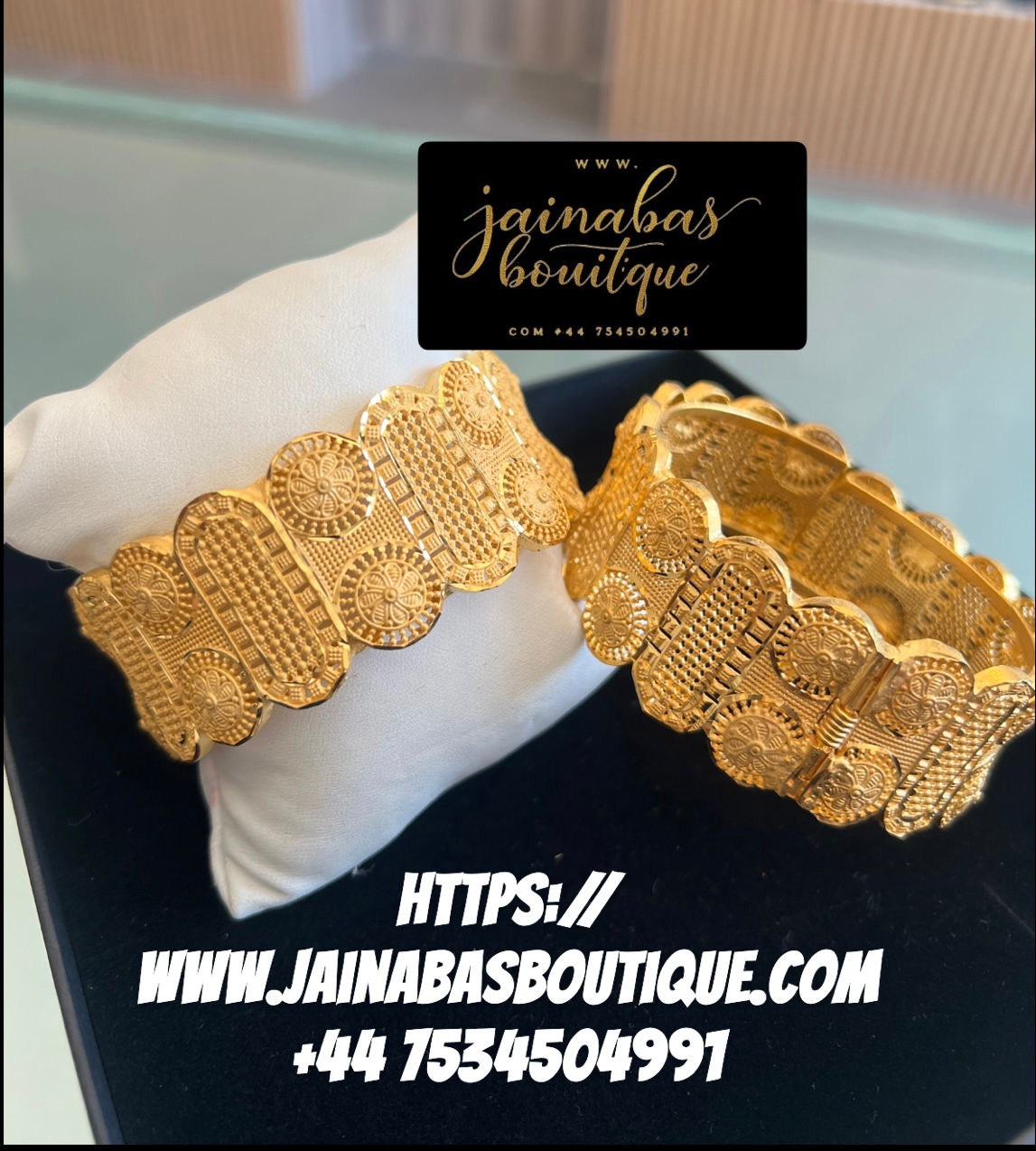 Real Gold Replica Bangle - Individually Sold