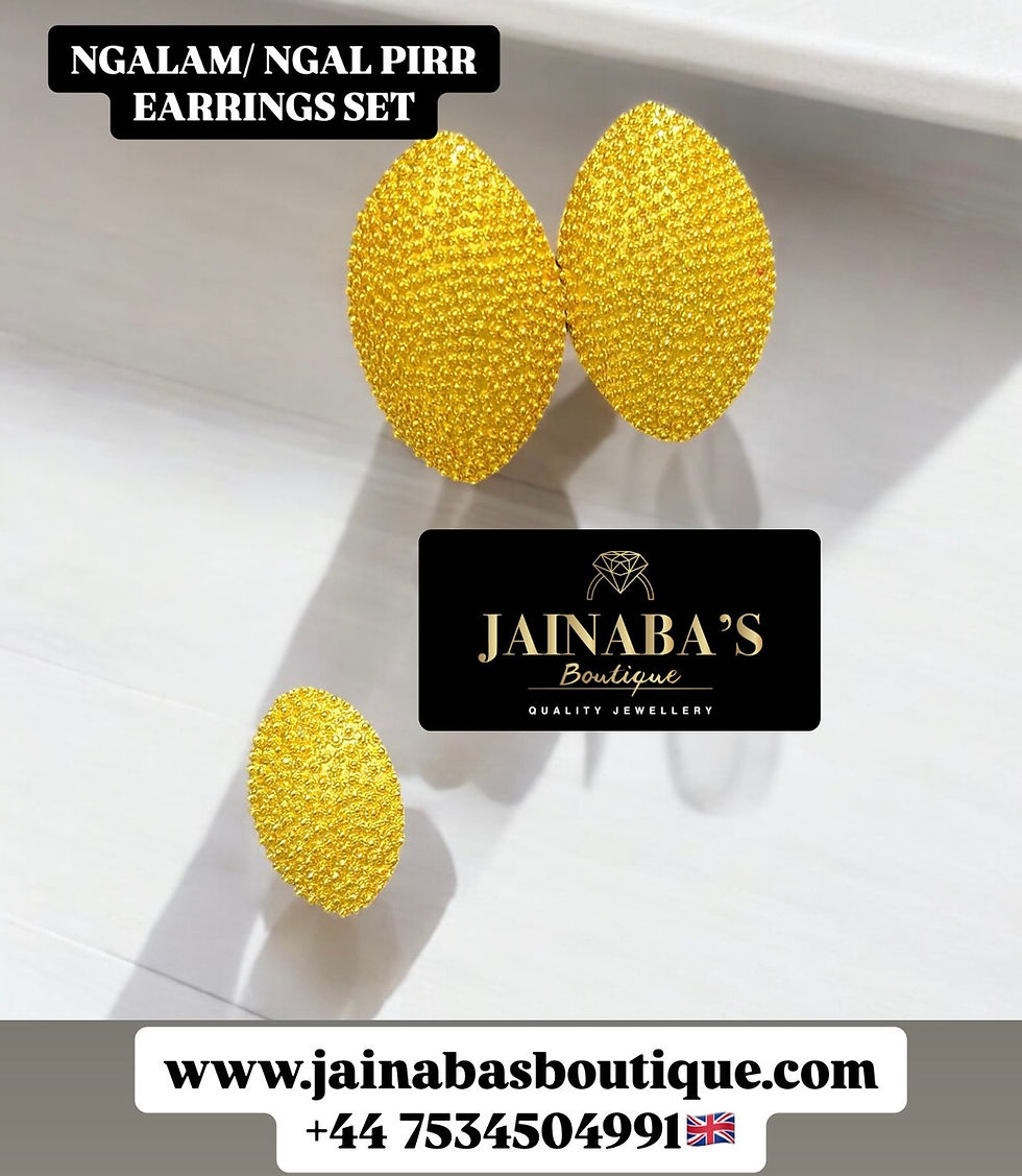 Miniaturebillede: NGALAM Pirr Chunky Studs Earring set only