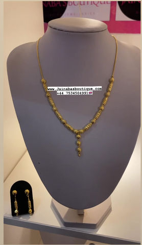 Miniatyrbild: Real Gold Replica Necklace set