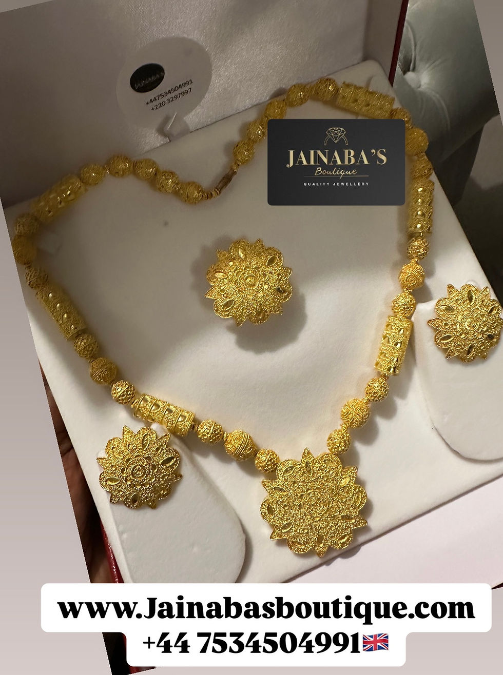Miniatura: Ngal Pirr Gold Necklace Set only