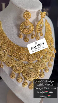 Miniaturebillede: Real Gold Replica Necklace set