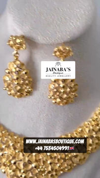Miniature : Gold Plated Necklace set