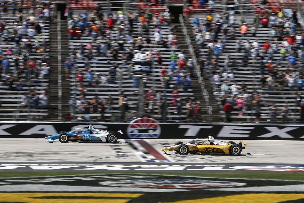 Newgarden and McLaughlin battled for the win right to the line in Fort Worth