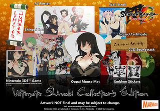 SENRAN KAGURA 2: Deep Crimson announced for EU and Australia on Nintendo 3DS!