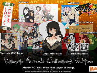 SENRAN KAGURA 2: Deep Crimson announced for EU and Australia on Nintendo 3DS!