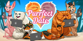 Stay in and play with your pussy(cat) this Valentine’s Day! Thanks to new iOS game, Purrfect Date