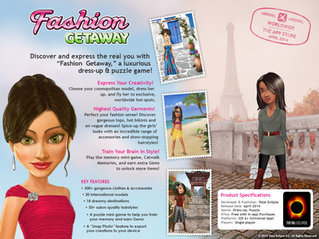 Total Eclipse Announce New App Fashion Getaway for iOS, out 3rd April