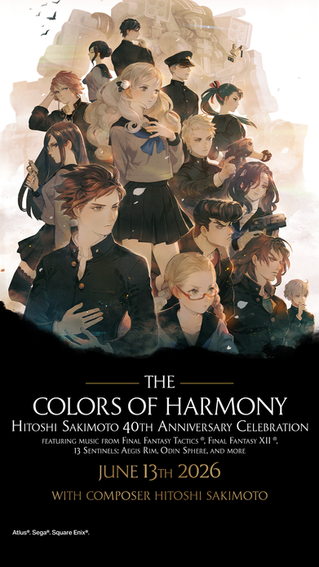 Game Music Festival confirms final London concerts for 2026 with music from Hitoshi Sakimoto & an evening with Troy Baker and Austin Wintory!