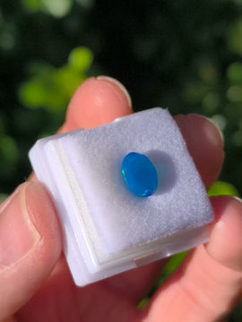 Miniatura: Ópalo Etiopía, 1,15ct. 9*7*5mm. Facetado. Corte ovalado