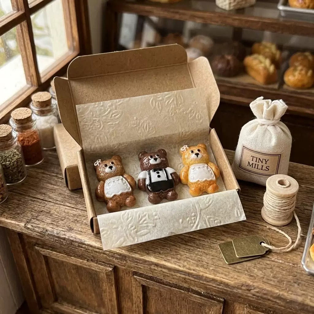 Mini bear cookie (tanpa box)/25 pcs