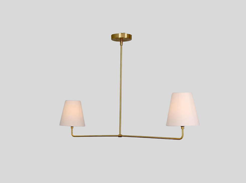 Brass Elegance chandelier With Shade light Fixture