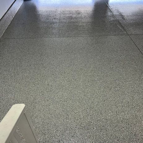 Feather Grey Epoxy Garage Floor Install | 603 Epoxy