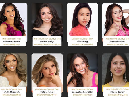 Meet the 2026 Miss California Class - Teen Contestants